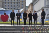 Merz, Macron, Starmer y Tusk coordinan con Washington una respuesta frente a Rusia y el Kremlin responde: "Los países europeos tienen un carácter confrontativo"