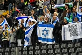 Choques entre manifestantes pro Palestina y policías antes del partido entre Italia e Israel, que se disputó bajo vigilancia de francotiradores