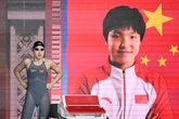 Yu Zidi se hace con un bronce en el 4x200 libre con sólo 12 años