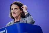 Ribera rehúye responder a las críticas del Gobierno a Bruselas tras la advertencia en la fusión BBVA-Sabadell: "No comentamos operaciones en marcha"