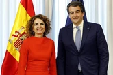 Montero retira el 'cordón sanitario' y recibe a Fitto, el comisario europeo de Meloni, para amarrar los fondos de cohesión