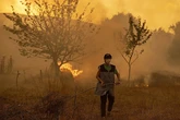 La "agonía" en Ourense, la provincia que más arde: 40 vecinos de Soutelo Verde esperan, pala en mano, a que "el fuego llegue"