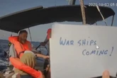 Así ha retransmitido su detención el último barco de la flotilla que quedaba libre