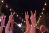 Decenas de misiles iraníes sobrevuelan el cielo de Líbano durante una boda