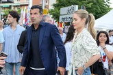 Luís Figo y Helen Svedin se van juntos de vacaciones con sus hijas a Suecia y disipan los rumores de crisis