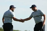 Jon Rahm, líder del arrebatador comienzo europeo en Nueva York ante la mirada de Trump