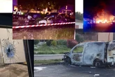 Noche de tiroteos, incendios de vehículos y disparos de armas automáticas en las cárceles francesas
