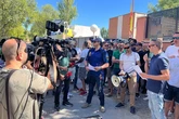 Los antidisturbios materializan su protesta en su sede central por el "abandono" de Interior pese al intento de boicot del Ministerio a la concentración