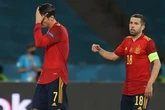 La frustración de Morata: pitos en La Cartuja