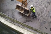 Una voladura en las obras de la estacin depuradora de Plasencia provoca un desastre ecolgico en el ro Jerte