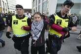 Varios detenidos, incluida Greta Thunberg, durante las protestas contra Eurovisión en Malmoe