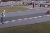 Luca Corberi, el piloto que lanz su kart a un rival, sancionado durante 15 aos