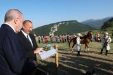 Azerbaiyán recibe al 'padrino' Erdogan en su ciudad más simbólica