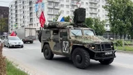 Военнослужащие ВС РФ приняли участие в праздновании Дня Победы в Мариуполе