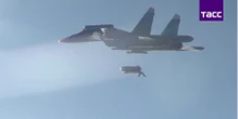 РосЗМІ показали запуск тритонного КАБу з Су-34 — відео