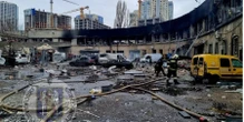 Немає вікон у 10 павільйонах. В Експоцентрі України підрахували збитки від учорашнього удару по Києву — фото