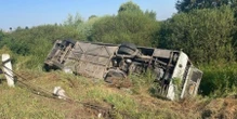 У Тернопільській області перекинувся автобус із паломниками: до лікарні звернулись 19 людей