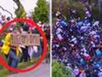Police hunt on after idiot fan flees