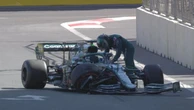 Early crashes cause mayhem in Baku