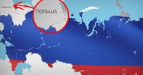 Miedwiediew opublikował skandaliczną mapę. Obok napis: "Polska"