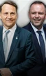 Sikorski z Rubio, Nawrocki z Trumpem. Pojedynek na spotkania "może ułatwić rozgrywanie polskich polityków"