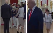 Trump złamał protokół? Prezydent USA pogubił się w Japonii