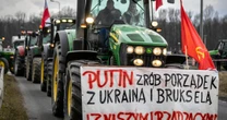 Finał skandalu z Putinem na plakacie. Rolnik z tej blokady: Czuję się jakbym dostał siekierą w łeb