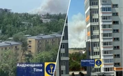 Słup dymu nad Mariupolem. Eksplozja wstrząsnęła lotniskiem