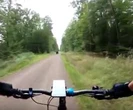 Jechał rowerem w stroju Adama. Tłumaczył, że wybiera się do lekarza
