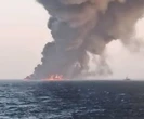 Największy irański okręt wojenny zatonął po pożarze