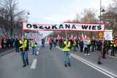 KE komentuje marsz rolników w Warszawie. 