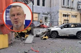 Nadleciał ukraiński dron. Samochód zdrajcy eksplodował