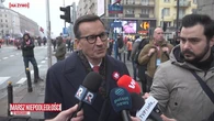 Morawiecki na Marszu Niepodległości. Padła odpowiedź ws. Ziobry