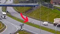 Zawrócił pod prąd na S19. Wszystko się nagrało