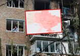 Rosyjskie drony nad Kijowem. Odłamki spadły na budynek mieszkalny