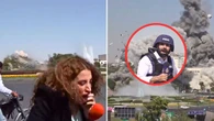 Moment ataku na Damaszek. Reporterzy byli akurat na wizji
