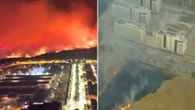 Ogień zbliżył się do Madrytu. Nagrania z przedmieść stolicy Hiszpanii