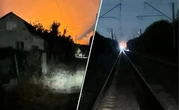 "Nadzwyczajne zdarzenie" w obwodzie kijowskim. W pobliżu pociąg do Przemyśla