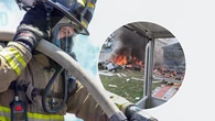Samolot rozbił się w ogródku. Nie żyje jedna osoba