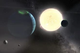 Descubren dos exoplanetas gigantes, uno de ellos más grande que Júpiter y con una densidad tan baja que flotaría en el agua