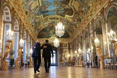 Las mejores imágenes de Trump y Macron en el Palacio de Versalles