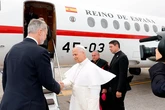 El Papa León XIV regresa a Roma en el Falcon de Felipe VI tras una avería detectada en su avión