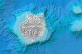 Registran un terremoto de magnitud 3,9 en aguas situadas al este de Gran Canaria que se siente en varias zonas de las islas