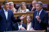 Rifirrafe entre Feijóo y Sánchez por la corrupción: de "cobarde" a "Torquemada" en un intenso pleno