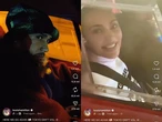 Él conduce mientras ella sonríe: Lewis Hamilton comparte las primeras imágenes con Kim Kardashian en las redes sociales
