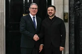 Starmer, Macron y Merz arropan a Zelenski en medio de un cauto optimismo sobre la marcha de la guerra de Ucrania