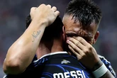 Lautaro emocionado al acordarse de su familia tras meter en la final a Argentina
