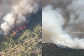 Así se ven los incendios desde las alturas: el Ejército del Aire muestra su lucha contra el fuego
