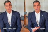 Pedro Sánchez da consejos para combatir la ola de calor en TikTok: "Ponte crema"