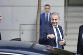 Zapatero, a su secretaria tras la rueda de prensa de la 'fontanera': "Me ha gustado Leire"